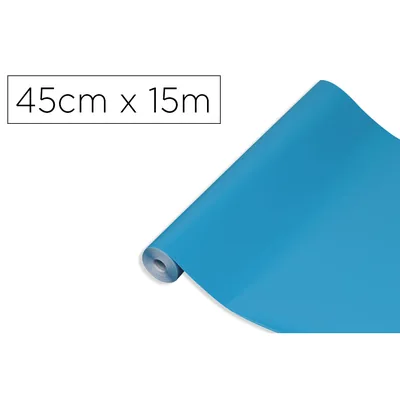 D-C-FIX Rollo Adhesivo D-C-Fix Cian Ancho 45 CM Largo 15 M
