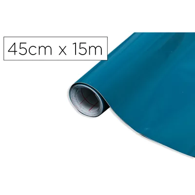 D-C-FIX Rollo Adhesivo D-C-Fix Azul Petroleo Ancho 45 CM Largo 15 M