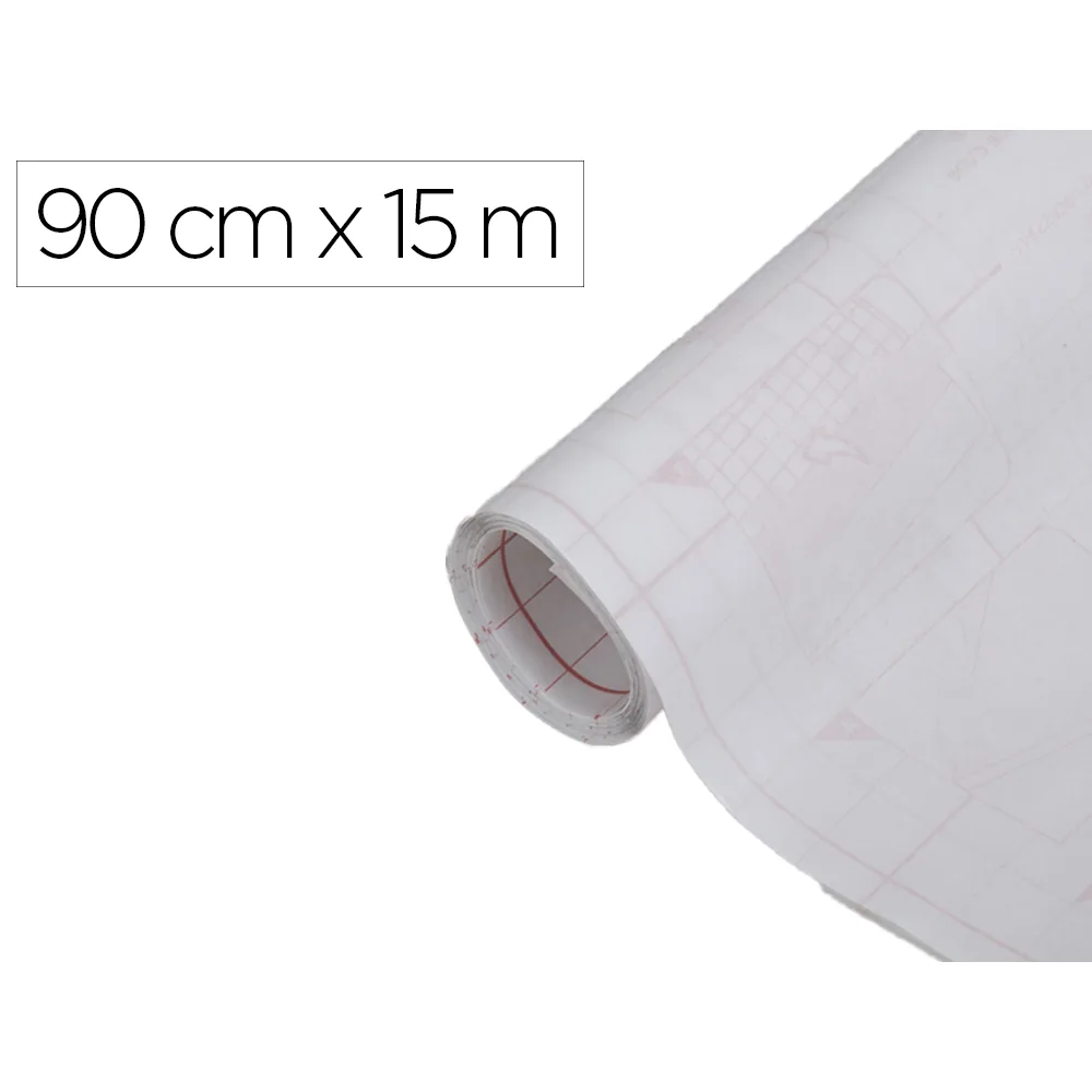 Rollo Adhesivo D-C-Fix Blanco Mate Ancho 90 CM Largo 15 M
