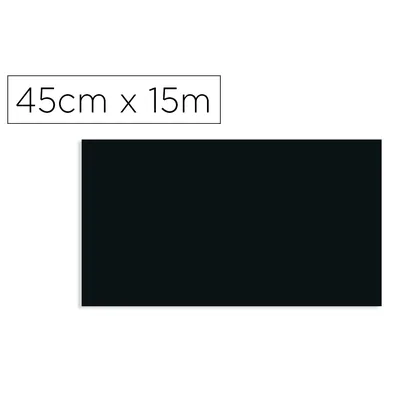 D-C-FIX Rollo Adhesivo D-C-Fix Negro Ancho 45 CM Largo 15 M