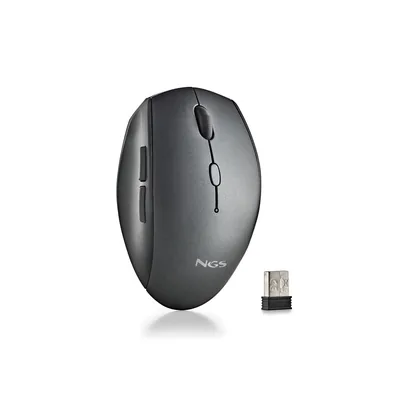 NGS Raton Ngs Bee 800/1200/1600 Dpi Inalambrico 5 Botones Receptor Usb-a 2,4 Ghz Color Negro