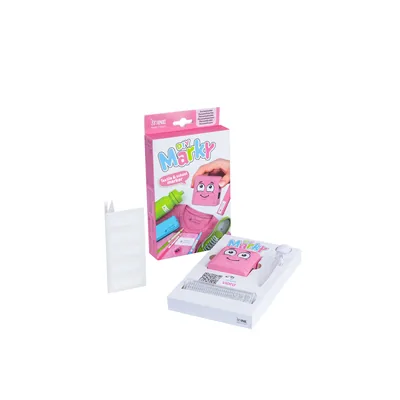 COLOP Sello Marcador de Ropa Marky Infantil Rosa Incluye Tinta Kit de Etiquetas y Cinta Termoadhesiva