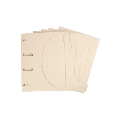 DJOIS Carpeta para Archivador Djois Smartfolder Tree-free DIN A4 Tres Solapas y Cierre de Velcro 225 GR Pack 10 Unidades