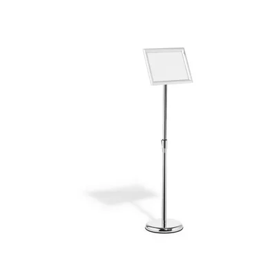 DURABLE Atril de Suelo Durable Marco Aluminio DIN A4 Vertical / Horizontal Altura Ajustable 77 a 120,5 CM