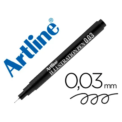 ARTLINE Rotulador Artline Calibrado Micrometrico Negro Illustration Pen EK-2803ILN Punta Poliacetal 0,03MM