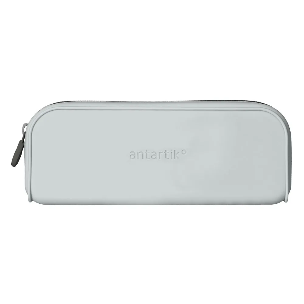 Estuche Portatodo Antartik Prisma Silicona Soft Rectangular 185X50X75 MM Gris