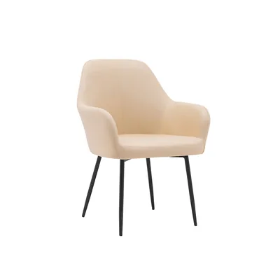 Q-CONNECT Silla Q-Connect Confidente Siemione Base Metalica Alt Max 820 Anc 570 Prof 580 Color Marron Arena