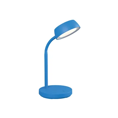 MAUL Lampara de Escritorio Maul Led 5W 585LM Luz Calida Brazo y Cabezal Giratorios Azul