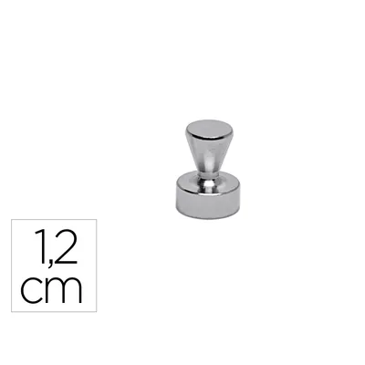MAUL Iman Maul Conico de Neodimio 1,2 CM Diametro Peso Max. 3,5 KG Color Plata Pack de 5 Unidades