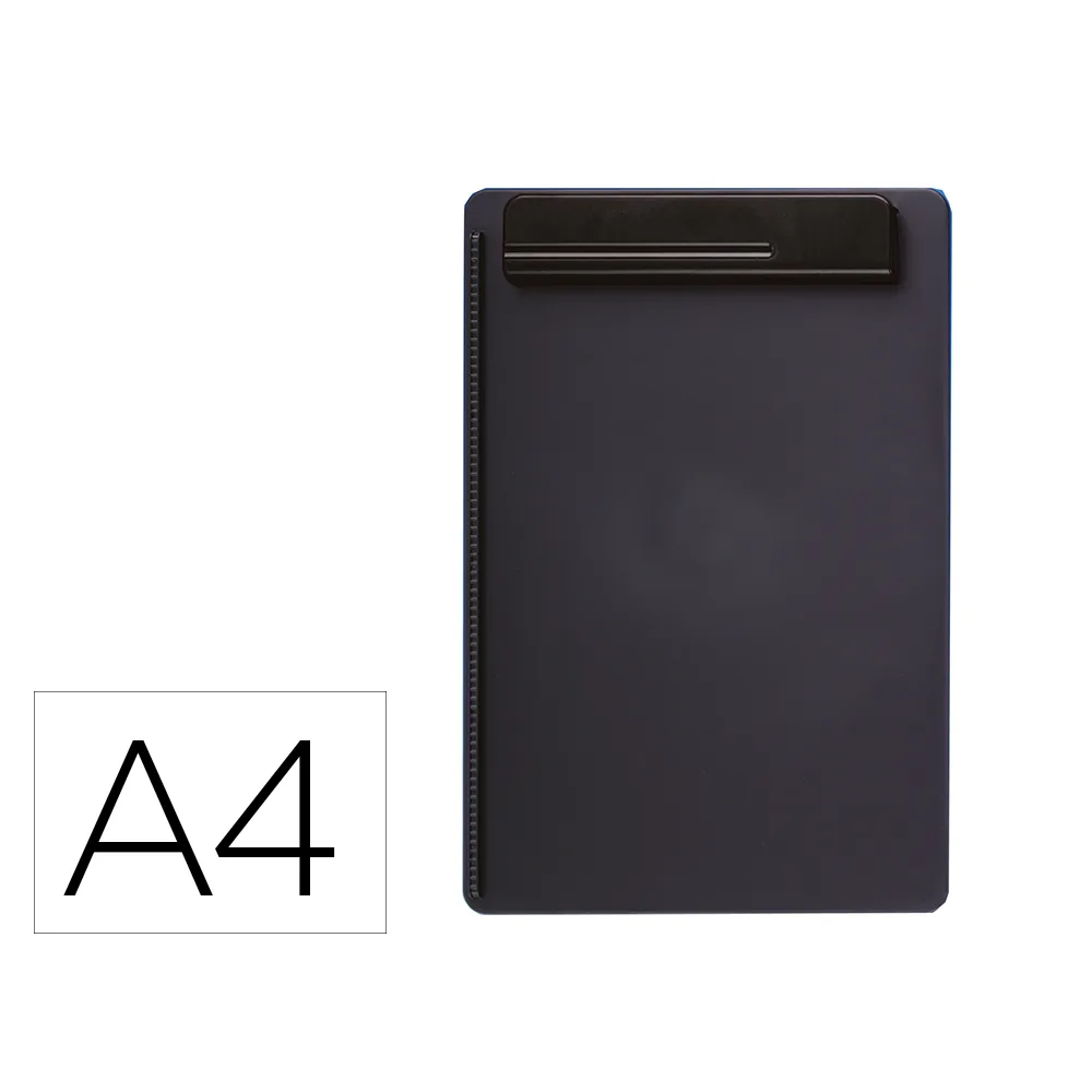 Portanotas Maul Go DIN A4 Plastico Reciclado con Pinza Color Negro