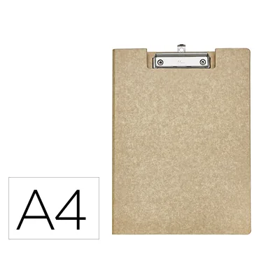 MAUL Portanotas Maul Balance DIN A4 Carton Reforzado 3 MM con Pinza Color Kraft