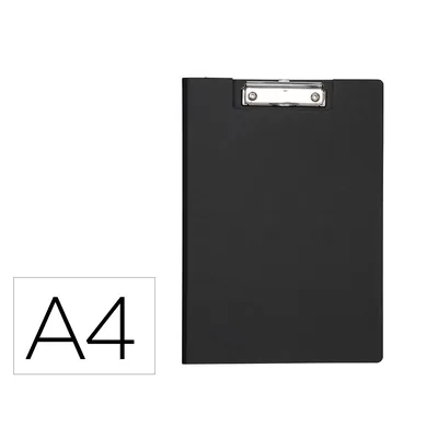MAUL Portanotas Maul Balance DIN A4 Carton Reforzado 8 MM con Pinza Color Negro