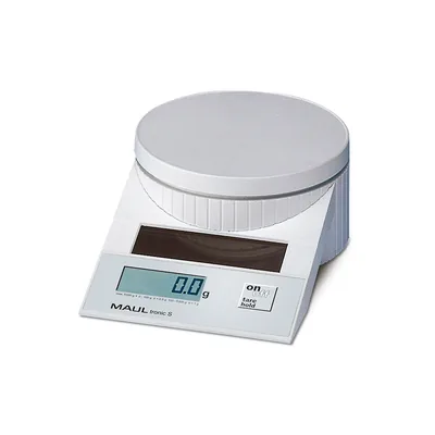 MAUL Bascula de Precision Maul Tronic Solar 5000 G Apagado Automatico Color Blanco 196X130X65 MM