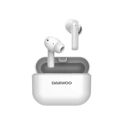 DAEWOO Auricular Daewoo Tws In-ear Bluetooth 5.3 con Estuche de Carga Usb Tipo-c Autonomia 6 Horas Color Blanco