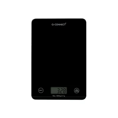 Q-CONNECT Bascula Precision Q-Connect Digital con Pantalla Lcd Precision 1 G Capacidad de 5 G a 5 KG 200X135X16 MM