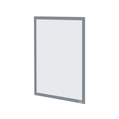 NOBO Marco Porta Anuncios Nobo DIN A3 Marco Magnetico Autoadhesivo Color Plata Pack de 2 Unidades