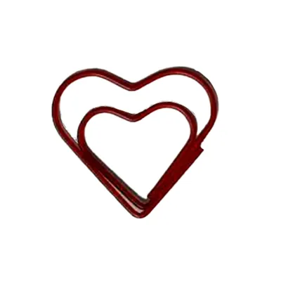 IMAGINOVO Clips Imaginovo 28 MM Forma Corazones en Blister de 8 Unidades