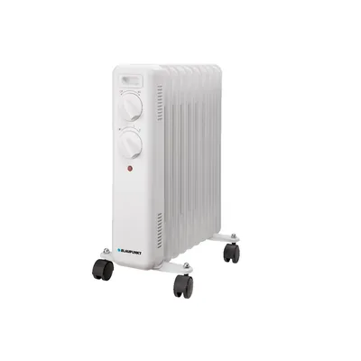 BLAUPUNKT Radiador de Aceite Blaupunkt 2000W 9 Elementos Calorificos Proteccion Sobrecalentamiento con Ruedas Color Blanco