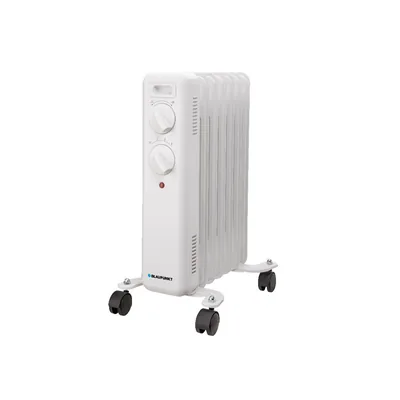 BLAUPUNKT Radiador de Aceite Blaupunkt 1500W 7 Elementos Calorificos Proteccion Sobrecalentamiento con Ruedas Color Blanco