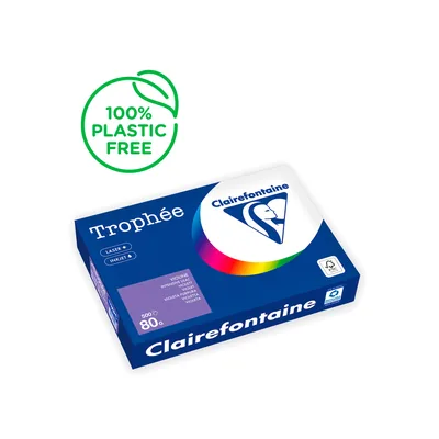 TROPHEE Papel Color Trophee DIN A4 80 GR Violeta Intenso Paquete de 500 Hojas