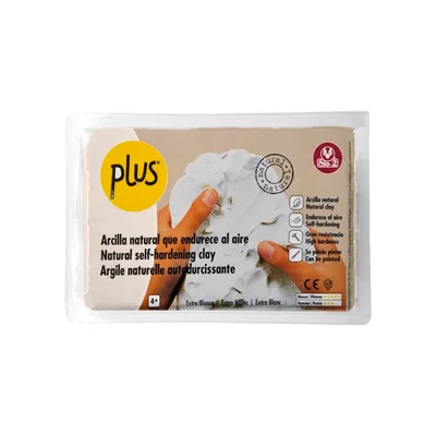 SIO-2 Pasta de Modelar SIO-2 Plus Extra Color Blanco Paquete de 1 KG