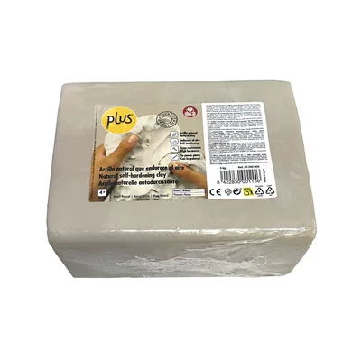 SIO-2 Pasta de Modelar SIO-2 Plus Color Blanco Natural Paquete de 5 KG