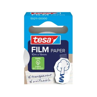 TESA Cinta Adhesiva Tesa Papel Transparente 10 M X 19 MM