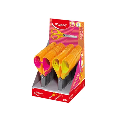MAPED Tijera Escolar Maped Essentials Soft Neon 13 CM