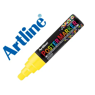 ARTLINE Rotulador Artline Poster Marker EPP-6 Punta Redonda 6 MM Color Amarillo