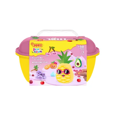 JOVI Juego Jovi Play&fun Plastilina Cofre Sweet