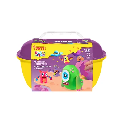 JOVI Juego Jovi Play&fun Plastilina Cofre Aliens