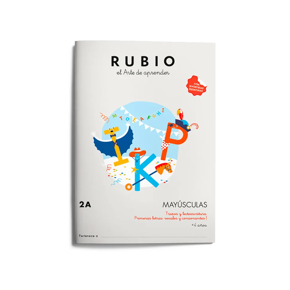Cuaderno Rubio Mayusculas 2A
