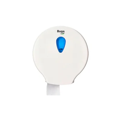 BUNZL Dispensador Papel Higienico Industrial Buga Fabricado en Abs Color Blanco