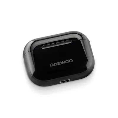 DAEWOO Auricular Daewoo Tws Bluetooth 5.3 Usb Tipo-c con Estuche de Carga 500MAH Color Negro