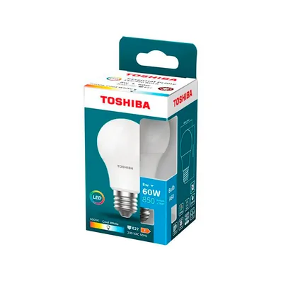 TOSHIBA Bombilla Led Toshiba Essential A60 E27 8W Luz Fria 6500K