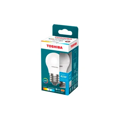 TOSHIBA Bombilla Led Toshiba Essential G45 E27 4.7W Luz Fria 6500K