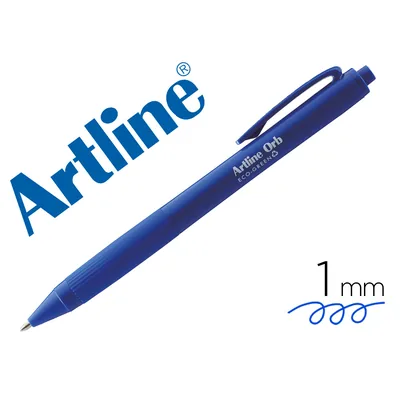ARTLINE Boligrafo Artline Orb Eco Green Retractil 1 MM Azul