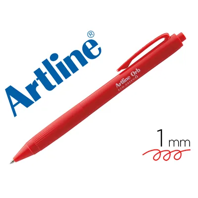 ARTLINE Boligrafo Artline Orb Eco Green Retractil 1 MM Rojo