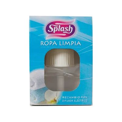 SPLASH Ambientador Electrico Splash Ropa Limpia Recambio 25 ML