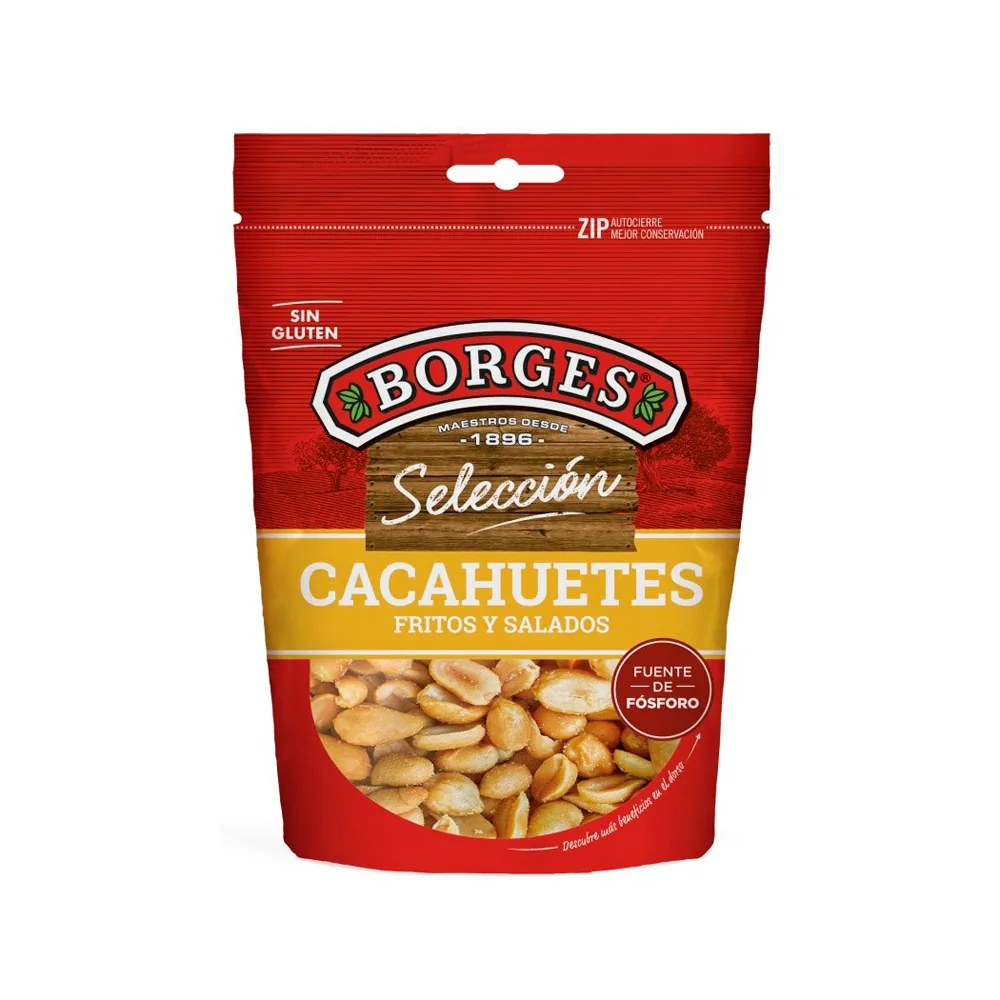 Cacahuete Borges Frito/salado Bolsa de 100 G