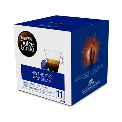 NESCAFE Cafe Dolce Gusto Ristretto Ardenza Intesidad 11 Caja de 16 Capsulas