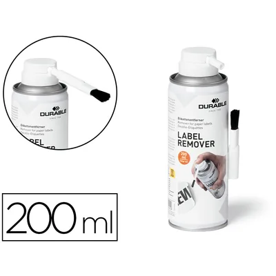 DURABLE Eliminador de Etiquetas Adhesivas Durable Label Remover Bote de 200 ML