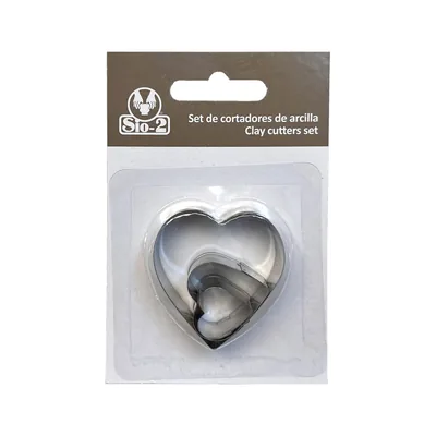 SIO-2 Cortador Metalico SIO-2 Corazon Set de 3 Piezas