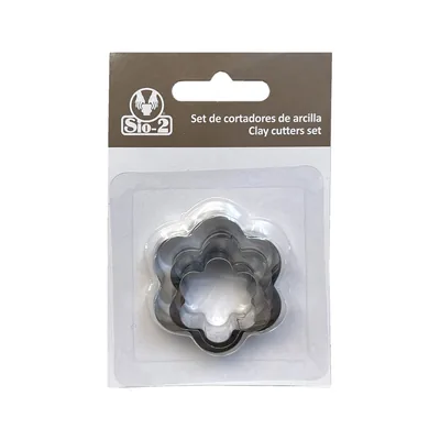 SIO-2 Cortador Metalico SIO-2 Flor Set de 3 Piezas