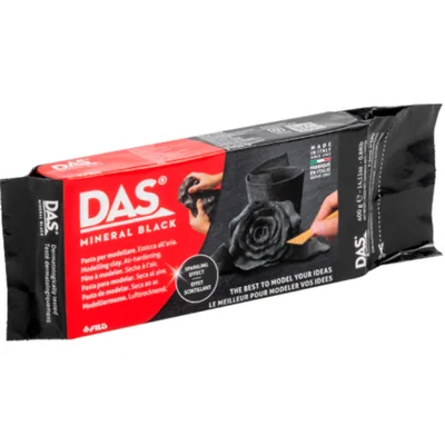 DAS Pasta de Modelar Das Mineral 800 GR Color Negro