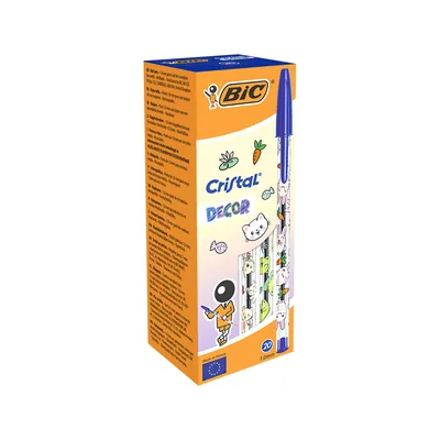 BIC Boligrafo Bic Cristal Kawaii Azul Punta 1 MM
