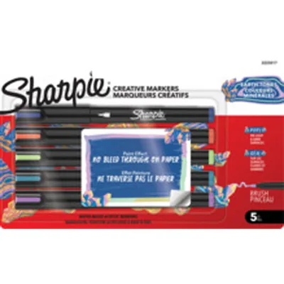 CREATIVE Rotulador Sharpie Acrilico Creative Markers Bull Blister de 5 Unidades Colores Surtidos
