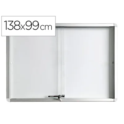 ROCADA Vitrina de Anuncio Rocada Lacada Magentica Puerta Corredera 18XA4