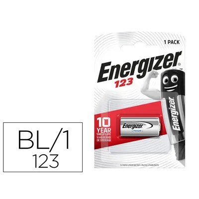 ENERGIZER Pila Energizer Litio 123 Blister de 1 Unidad