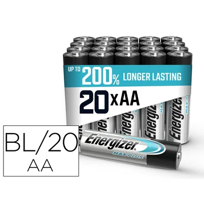 ENERGIZER Pila Energizer Alcalina Max Plus Aa Blister de 20 Unidades